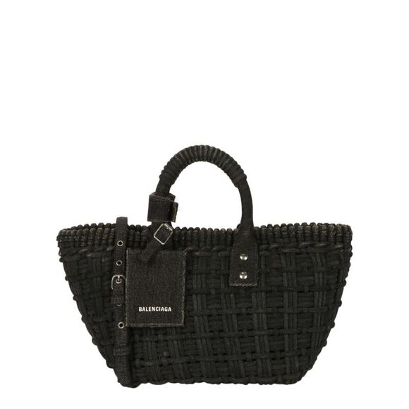 Balenciaga Handbags - Balenciaga Bistro Xs Basket Top Handle Bag In Denim Womens
